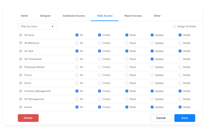 Custom Permissions