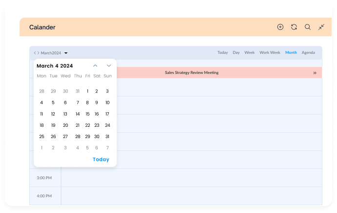 Master Planning with Date, Time, and Year Filters