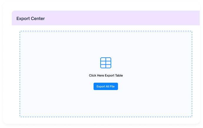 Easily Export Your Data with Our Export Center